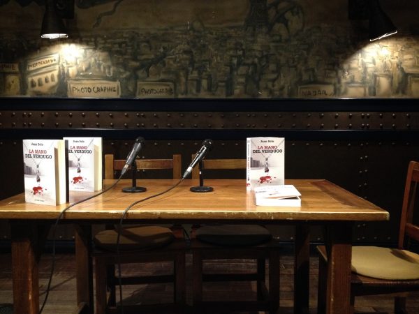 Presentación de La mano del verdugo (Vaughan Systems) con Miguel Lago, Ángel Arias y Juan Solo en Beer Station Madrid
