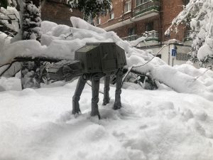 Los AT-AT toman Madrid durante la nevada del siglo - Juan Solo - Cadena COPE - La Tarde - Star Wars - El hombre que sabía demasiado poco