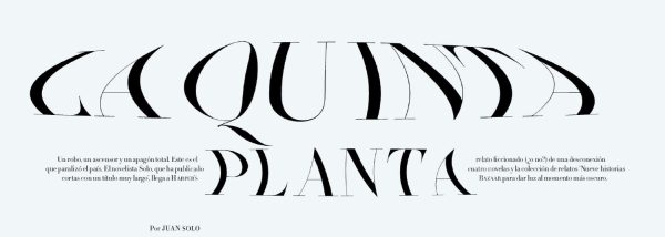 La quinta plana - Harper’s Bazaar - Juan Solo - Apagón - apagón 28 de abril - Juan Solo escritor